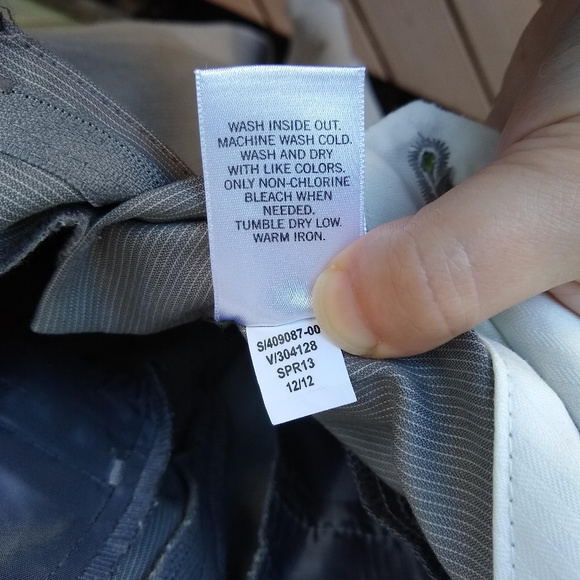 Banana Republic Martin Fit Career Wear Grey Pinstr - Picture 7 of 7